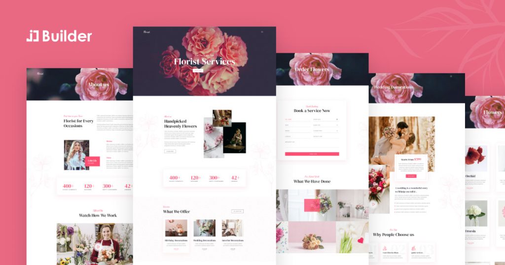Introducing FREE Florist Joomla Template Kit for JD Builder Pro
