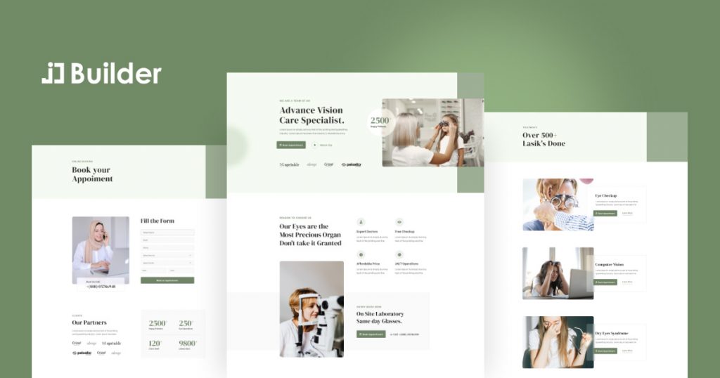 Introducing Optometry - A Free JD Builder Pro Template Kit for Eyes Specialists