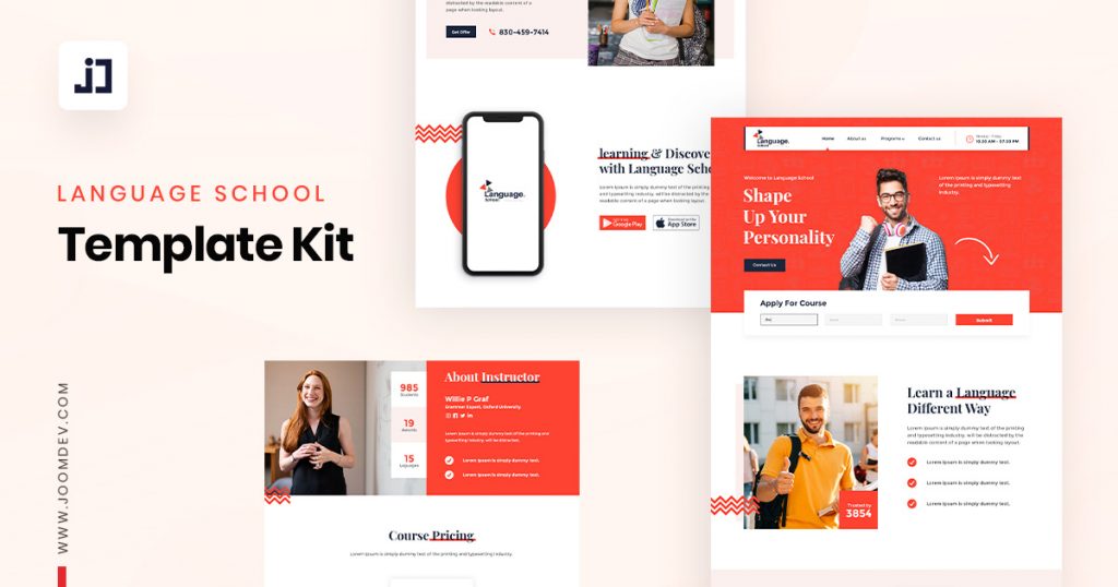 Introducing Free School Joomla Template Kit for JD Builder Pro