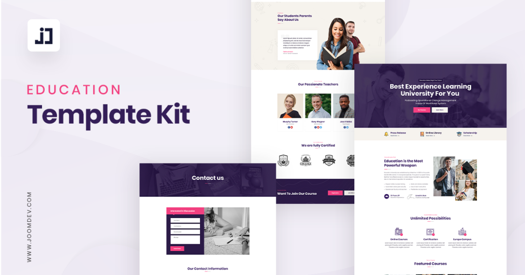 Free Educational Template Pack for JD Builder Pro