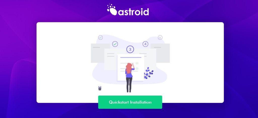 How to Install Astroid Framework Quickstart Package
