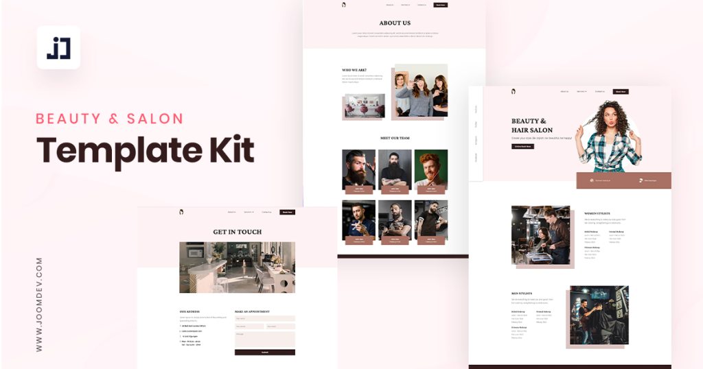 Beauty & Salon Joomla Template kit